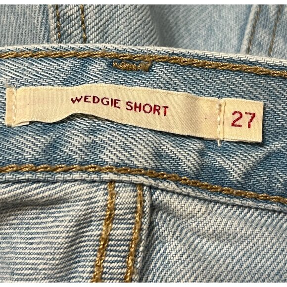 Levi’s Wedgie cut off jean short waist size 27 - Picture 10 of 12